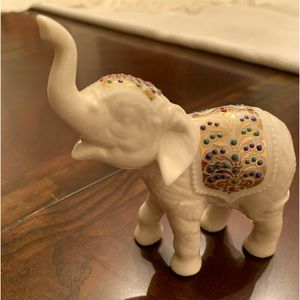 Lenox China Jewel Collection Palace Parade Small Elephant Calf